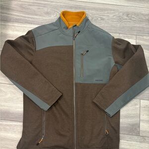 Ascend Men's Brown and Gray Performance Jacket